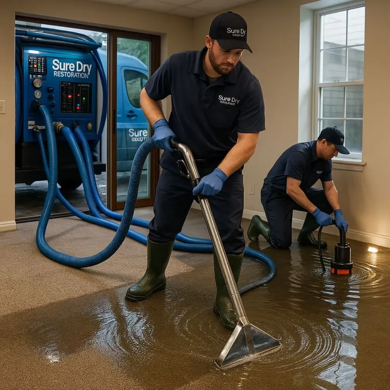 Water Extraction and Removal process in Fitzgerald, GA